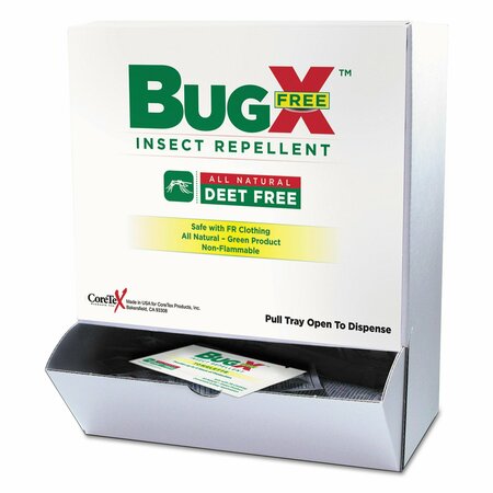 BUGX Insect Repellent Towelettes Box, DEET Free, 50PK CBFD010844